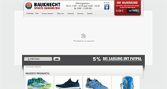 Desktop Screenshot of bauknecht-shop.de